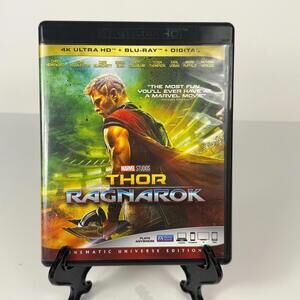 Thor: Ragnarok Chris Hemsworth Marvel [4K Ultra HD + Blu-ray + Digital DL Slip]